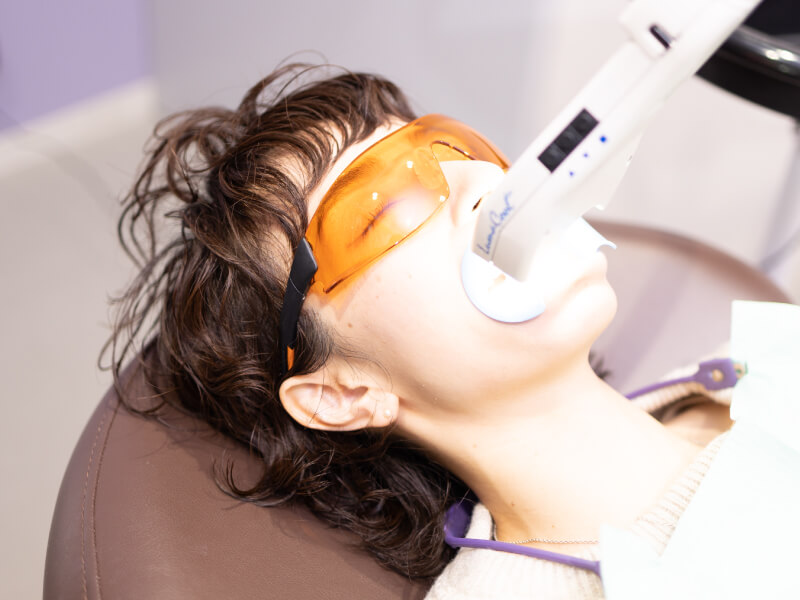 薬剤塗布・光照射