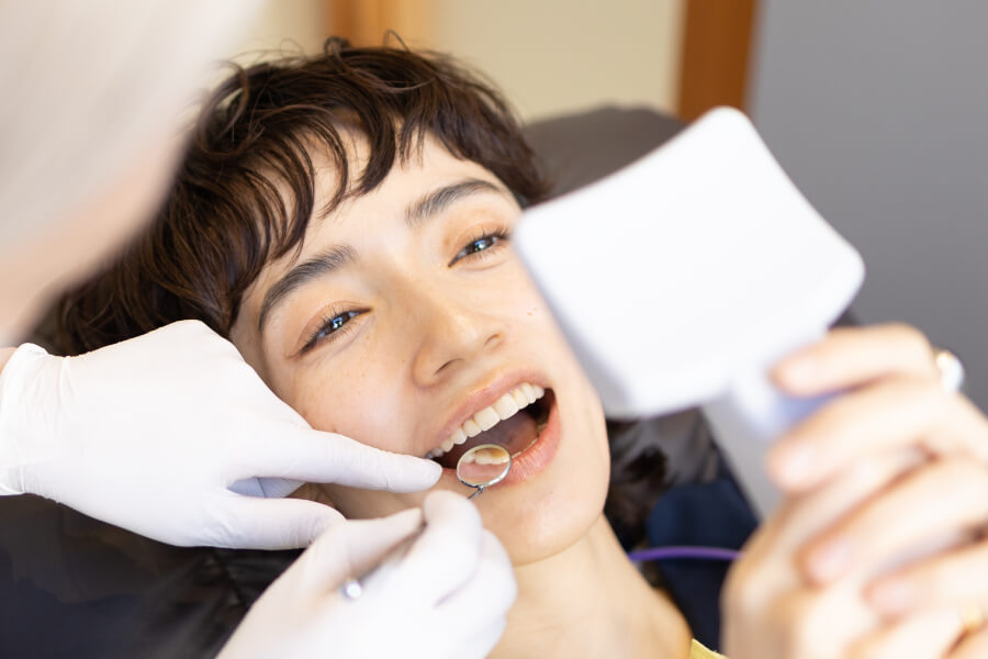 治療が必要な歯の早期発見につながる